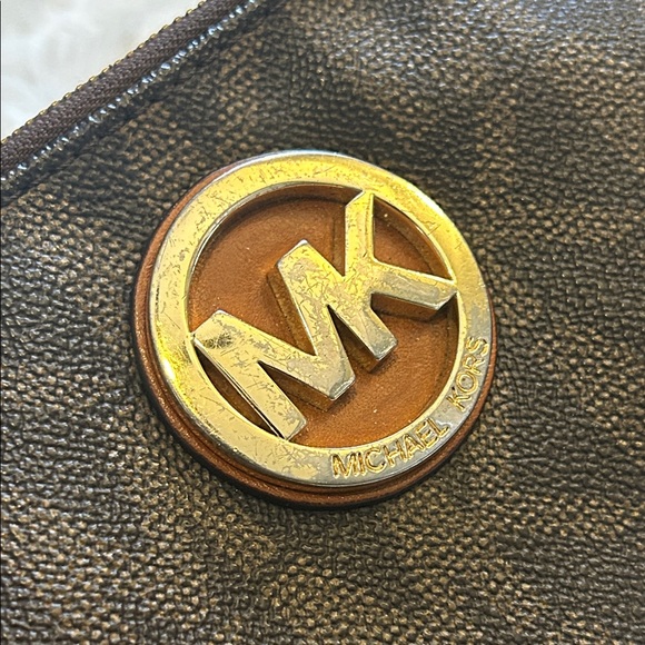 Michael Kors Fulton Monogram Clutch Wristlet - Picture 4 of 7